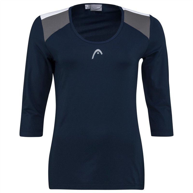 HEAD CLUB Three quarterSleeve T Shirt Womens
