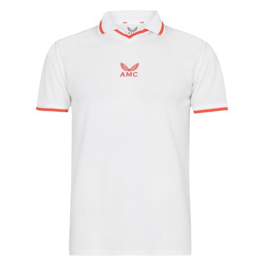 Castore Wimbledon White Collection Polo Shirt