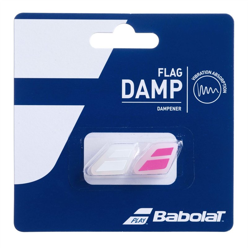 Babolat Flag Damp 2 Pack Pink/White