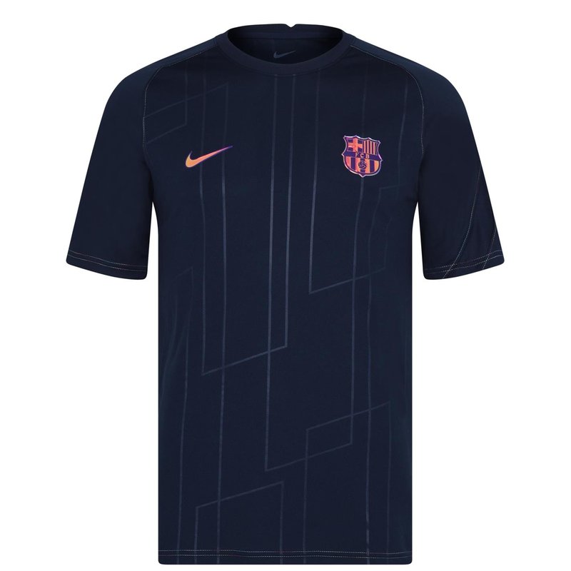 Nike Barcelona Away Pre Match Shirt 2021 2022 Mens