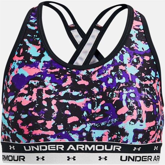 Under Armour Crossback Printed Sports Bra Junior