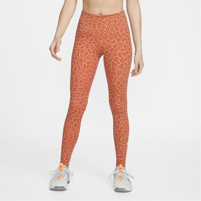 Nike One Dri FIT High Rise Printed Leggings Ladies