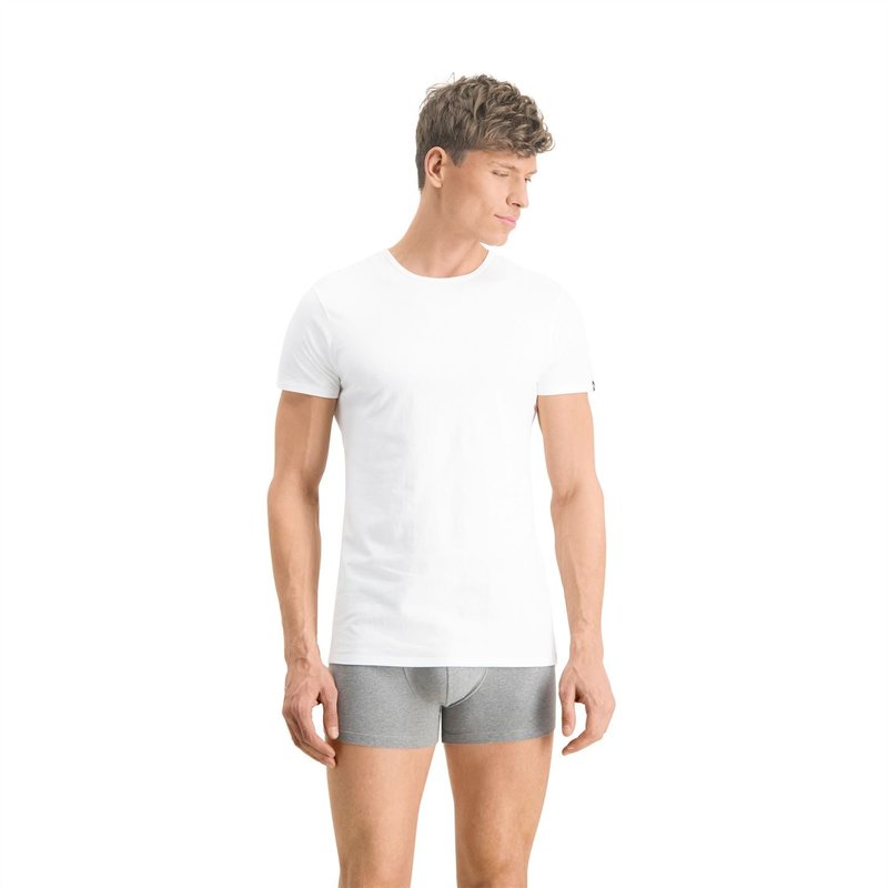 Puma 2 Pack Basic Crew T Shirts Mens