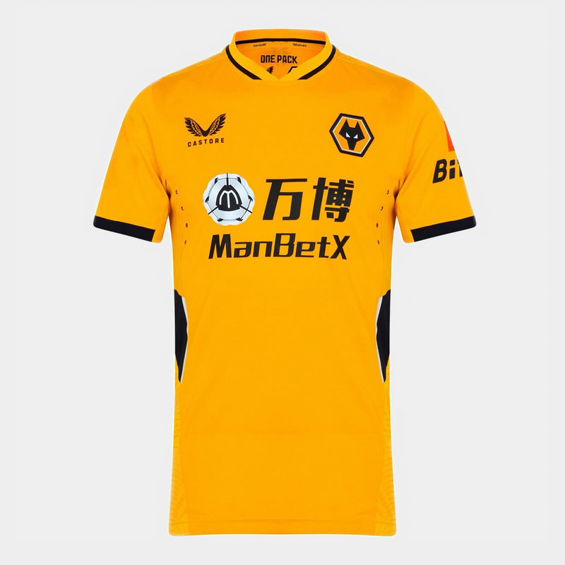 Castore Wolves Home Authentic Shirt 2021 2022