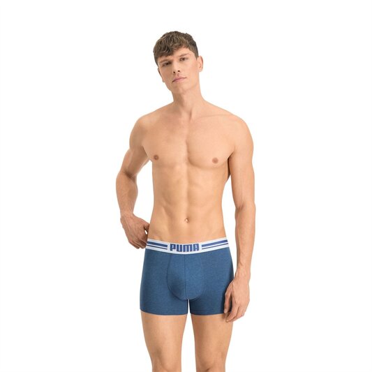 Puma 2 Pack Logo Boxer