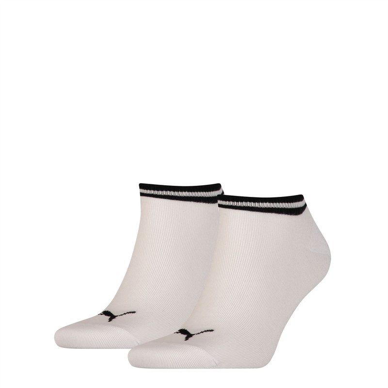 Puma 2 Pack of Heritage Sneaker Socks Unisex Adults
