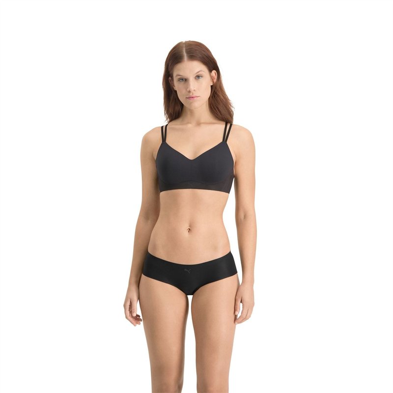 Puma 2 Pack Seamless Hipster Briefs Womens