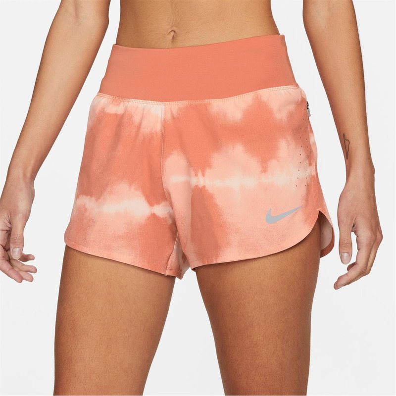 Nike Dri-FIT Eclipse Ladies Mid-Rise Printed Running Shorts