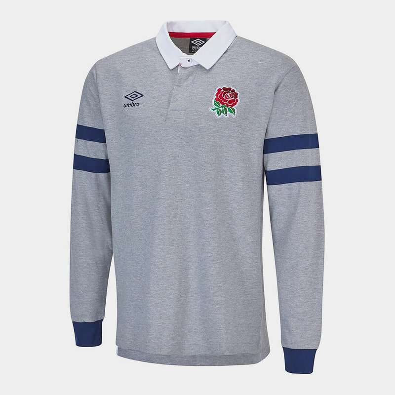 Umbro England Pique Rugby Jersey Mens