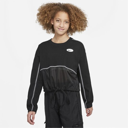 Nike Icon Jersey Crew Sweatshirt Junior Boys