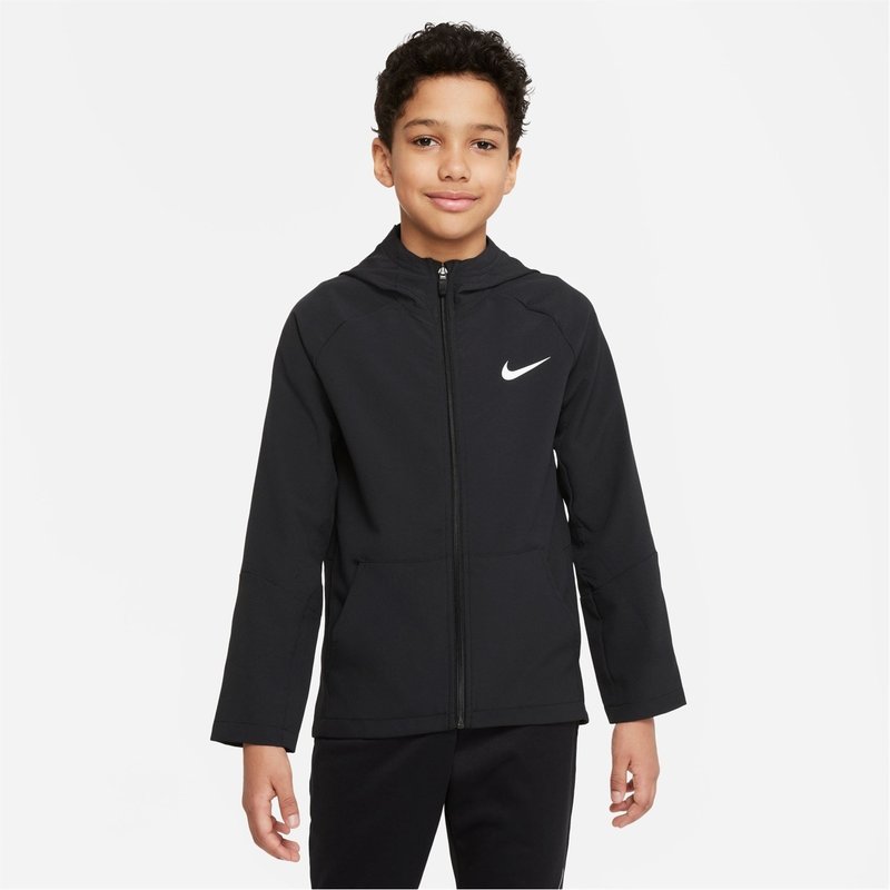 Nike Dri FIT Big Kids (Boys) Woven Training Jacket