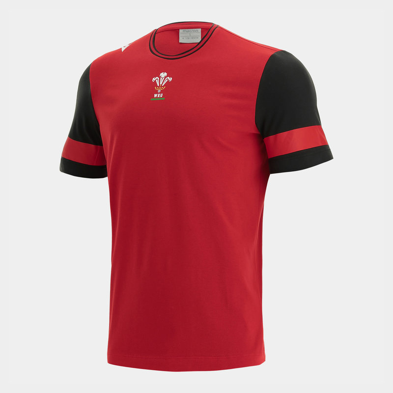 Macron Wales 21/22 Mens Cotton T-Shirt