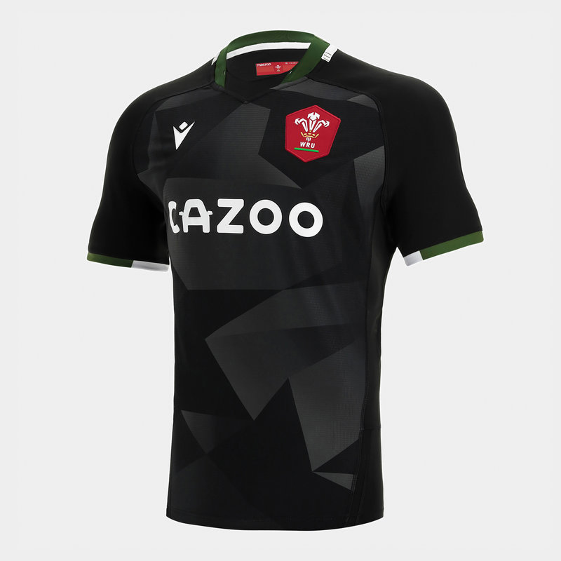 Macron Wales Alternate Pro Mens Rugby Shirt 22/23