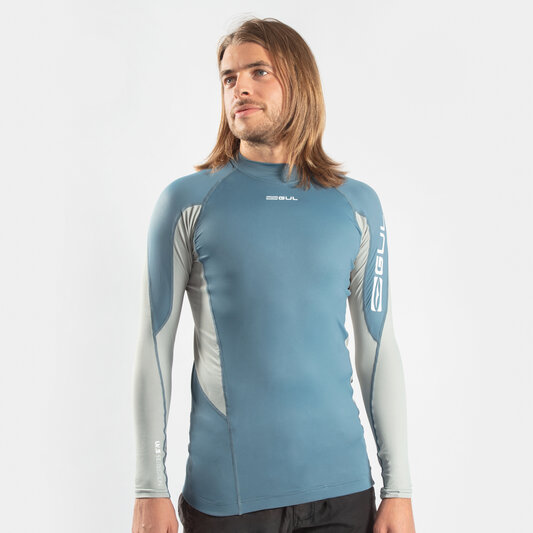 GUL UV Protection Flatlock Long Sleeve Rash Vest Men's