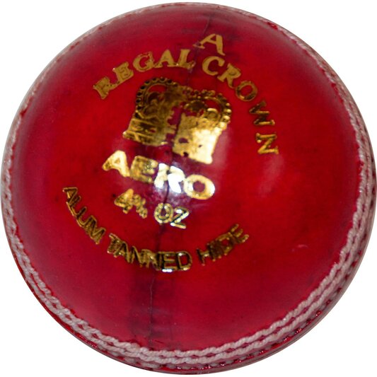 Aero Regal Crown Cricket Ball Red