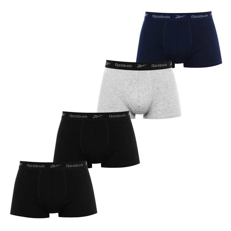 Reebok 4 Pack Mens Boxer Shorts