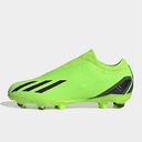 X .3 Laceless Junior FG Football Boots