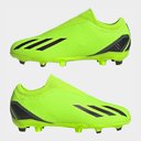 X .3 Laceless Junior FG Football Boots