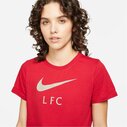 Liverpool Swoosh T Shirt Ladies