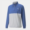 Colour Block Zip Top Mens