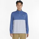 Colour Block Zip Top Mens