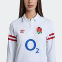England Home Classic Licensed Long Sleeved Rugby Shirt 2022 2023 Womens