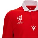 Wales RWC 2023 Classic L/S Home Shirt Mens
