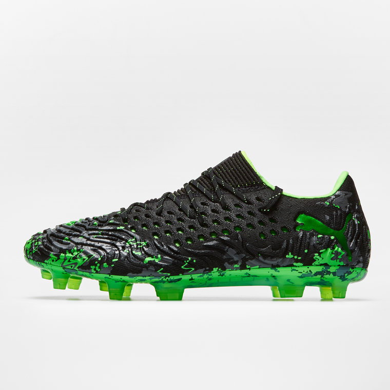 black and green puma football boots