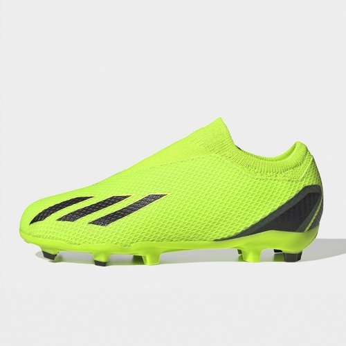 X .3 Laceless Junior FG Football Boots