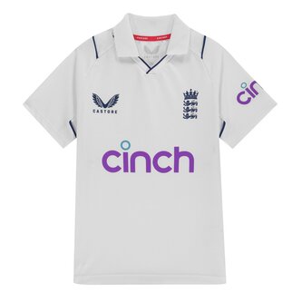 England Test Polo Shirt Juniors