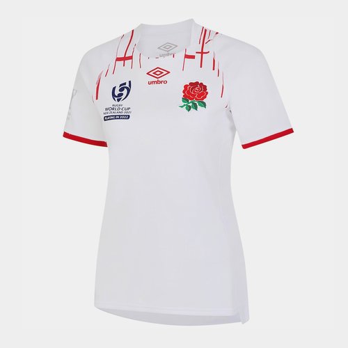 England 2022 RWC Home Rugby Shirt Womens