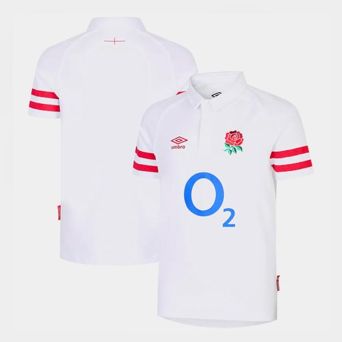 England 22/23 Home Classic S/S Rugby Shirt Kids