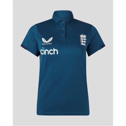 England Cricket Training Polo Shirt Womens