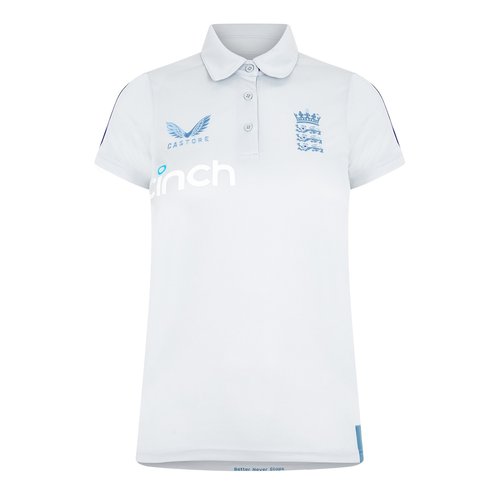 England Cricket Training Polo Shirt Womens