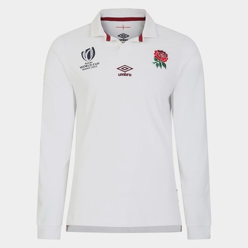 England RWC 2023 Classic L/S Rugby Shirt Kids