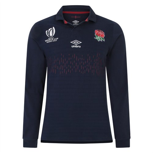 England RWC 2023 Alternate L/S Classic Rugby Shirt Kids