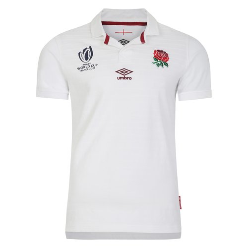 England RWC 2023 Home S/S Classic Rugby Shirt Mens