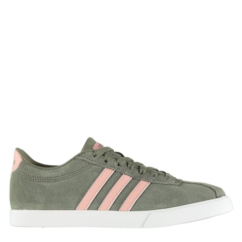 adidas court set suede ladies trainers grey