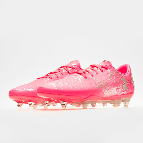 under armour pink football boots